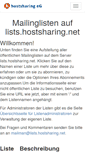 Mobile Screenshot of lists.hostsharing.net